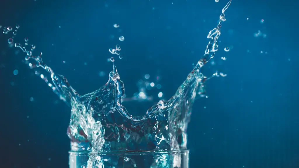 Un verre d'eau cristalline sur un fond clair, illustrant la sobriété nécessaire à Lille.