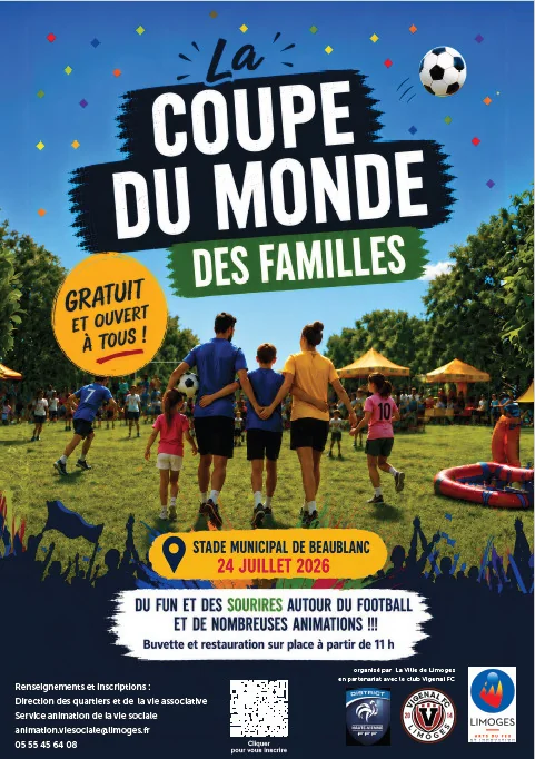 À Limoges, la Coupe du monde des familles se joue gratuitement