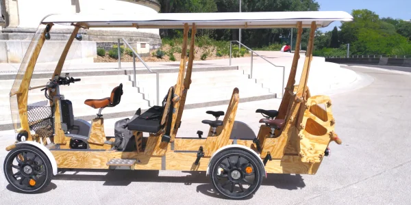 À Montpellier, un drôle de vélo change les sorties des enfants