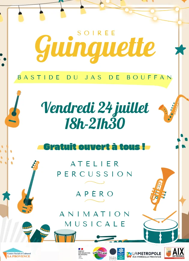 Aix-en-Provence : guinguette gratuite vendredi au Jas