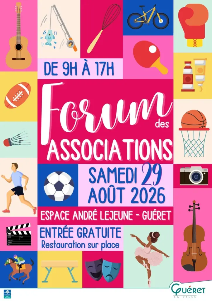 Forum des Associations à Guéret : 30€ d'aide pour vos activités