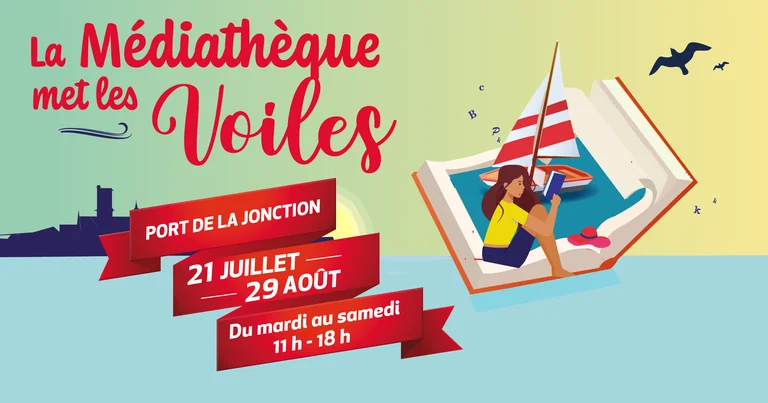 La médiathèque met les voiles à Nevers : accès gratuit jusqu’au 29 août