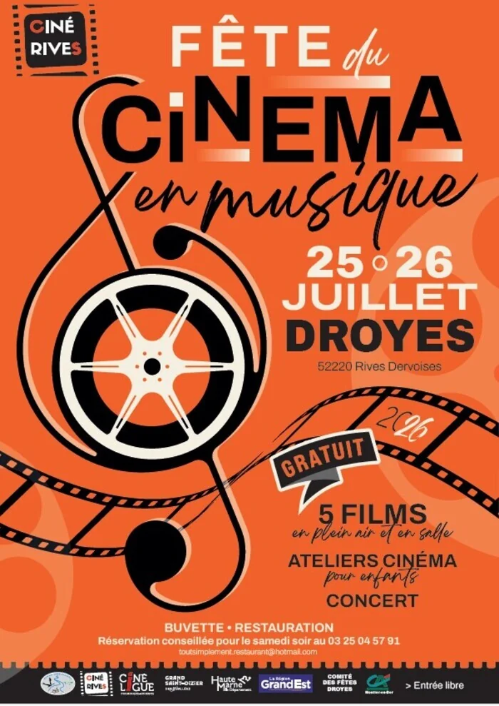 Saint-Dizier : la Fête du cinéma à Droyes les 25 et 26 juillet: halleofsport.fr