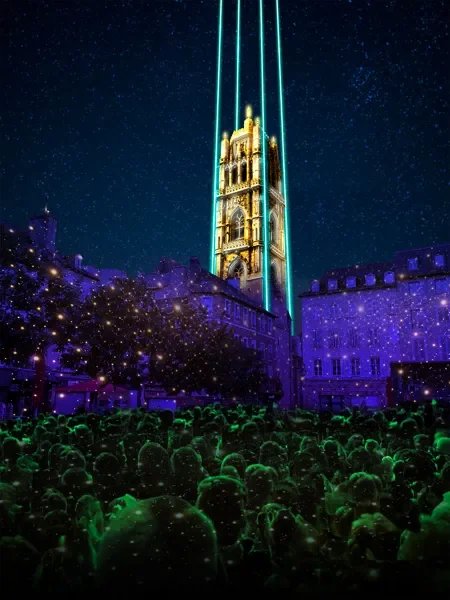 500 ans du clocher à Rodez : des lumières gratuites tout l’été