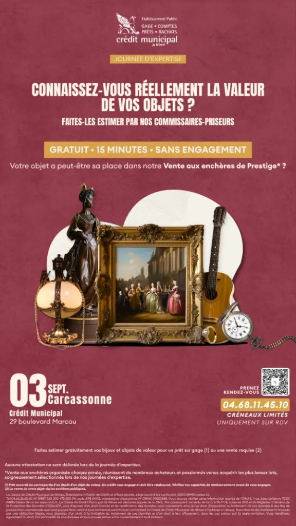 À Carcassonne, un expert estime gratuitement vos objets