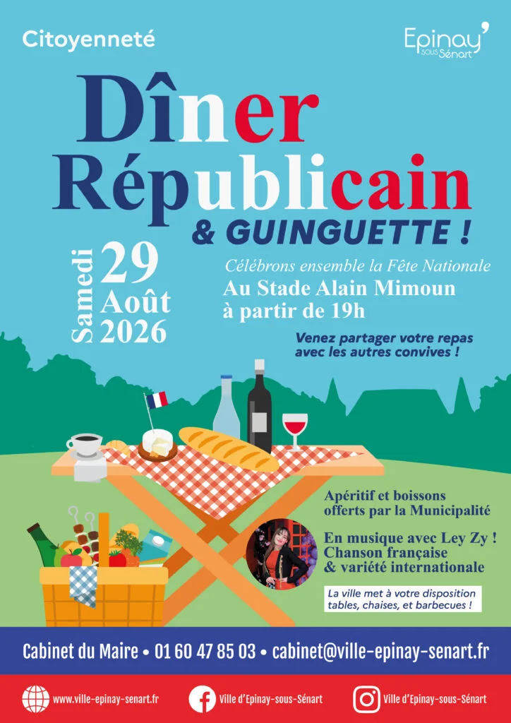À Épinay-sous-Sénart, un dîner gratuit à partager le 29 août au stade Alain-Mimoun