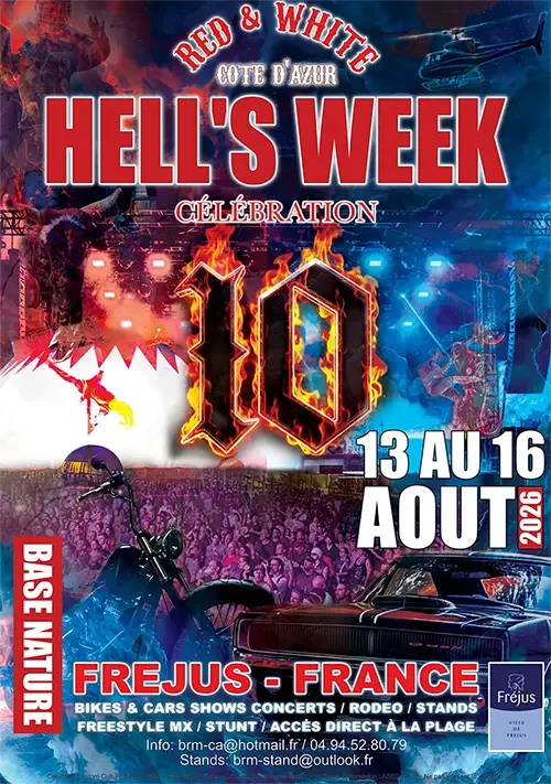 À Fréjus, Hell’s Week fera rugir le rock le 15 août