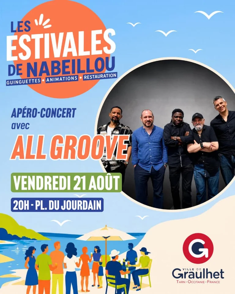 À Graulhet, All Groove fera vibrer la soirée du 21 août