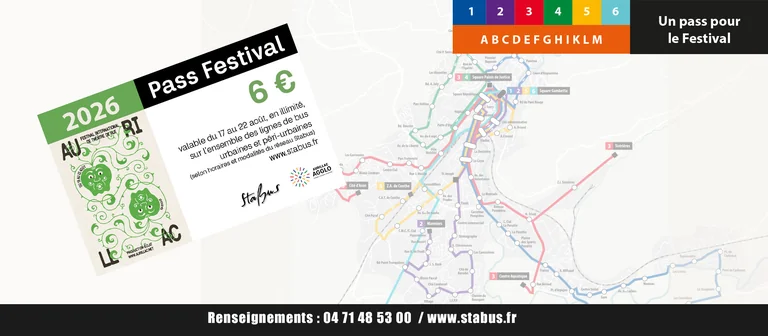 Festival d’Aurillac : vos trajets du 19 au 22 août