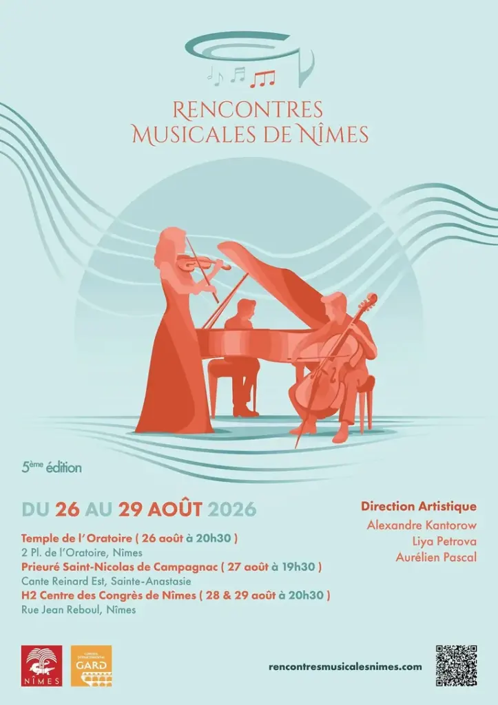 Rencontres musicales à Nîmes : quatre soirées dès le 26 août