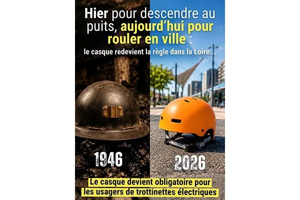 Casque obligatoire à trottinette : ce qui change à Saint-Étienne