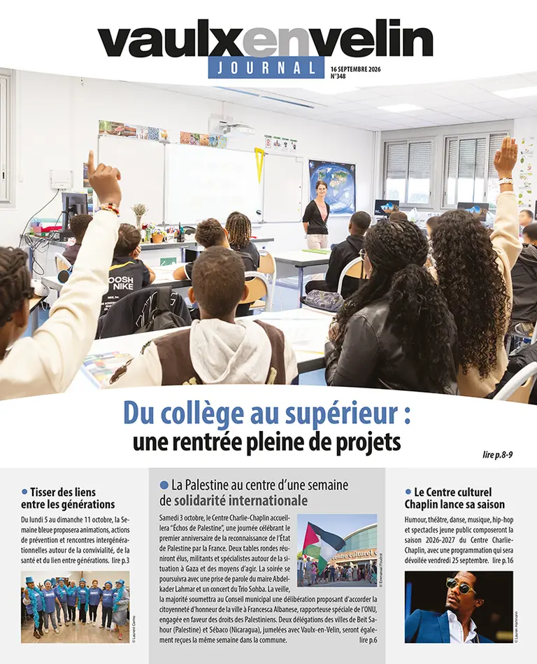 Vaulx-en-Velin : le journal n°348 est disponible, voici ce qu'il contient